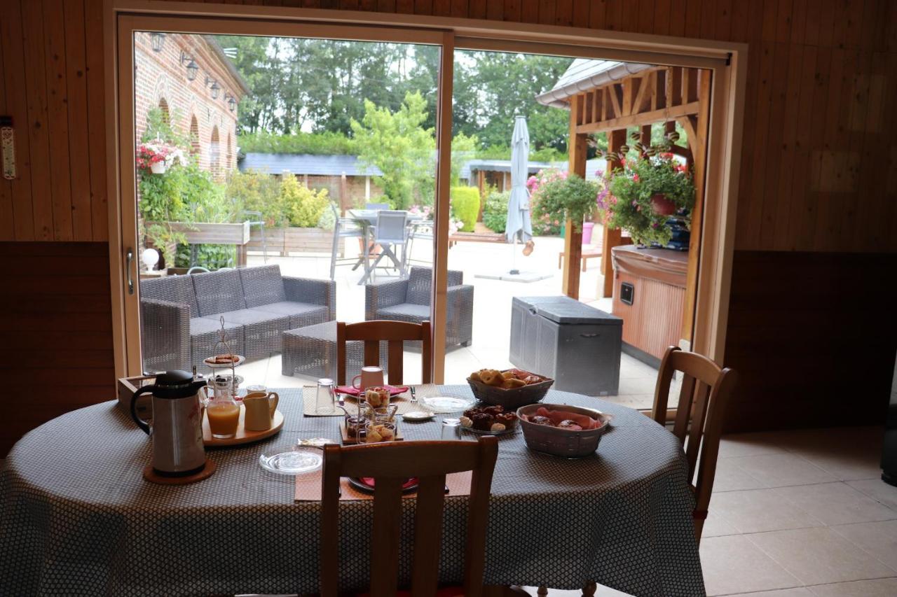 Gerponville Le Jardin Des Roses Bed & Breakfast エクステリア 写真