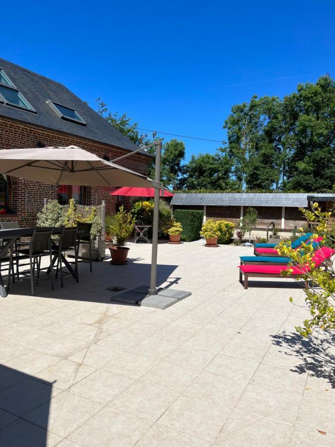 Gerponville Le Jardin Des Roses Bed & Breakfast エクステリア 写真